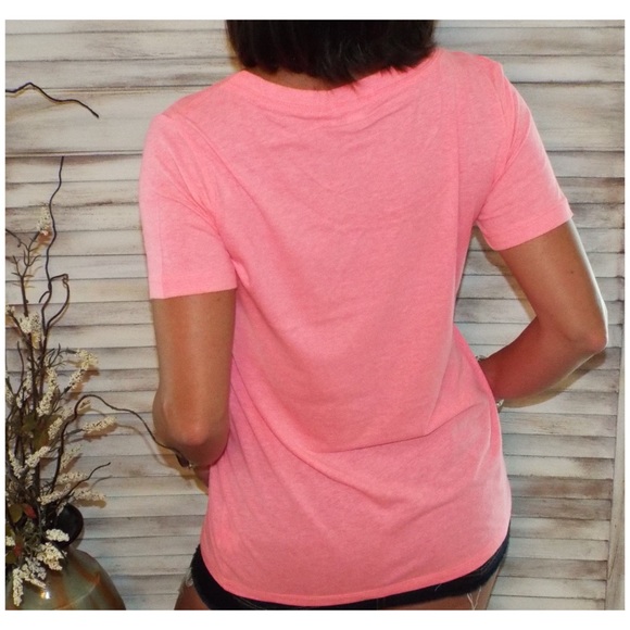 ❤️🔥Loose Floaty Boyfriend Melange Neon Pink 1318 - Picture 8 of 8